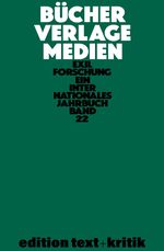 Bücher, Verlage, Medien Cover des Buches Bücher, Verlage, Medien (ISBN: 9783112422922)