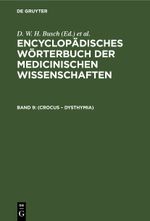 Encyclopädisches Wörterbuch der medicinischen Wissenschaften / (Crocus – Dysthymia) Cover des Buches Encyclopädisches Wörterbuch der medicinischen Wissenschaften / (Crocus – Dysthymia) (ISBN: 9783112623848)