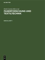 Faserforschung und Textiltechnik / Faserforschung und Textiltechnik. Band 26, Heft 1 Cover des Buches Faserforschung und Textiltechnik / Faserforschung und Textiltechnik. Band 26, Heft 1 (ISBN: 9783112652060)
