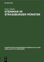 Steinmar im Straßburger Münster Cover des Buches Steinmar im Straßburger Münster (ISBN: 9783112693735)