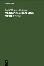 Versprechen und Verlesen Cover des Buches Versprechen und Verlesen (ISBN: 9783112694473)
