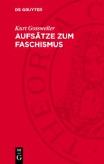Aufsätze zum Faschismus: DE Cover des Buches Aufsätze zum Faschismus: DE (ISBN: 9783112783122)