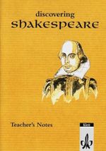 Discovering Shakespeare: Teacher's Notes Cover des Buches Discovering Shakespeare: Teacher's Notes (ISBN: 9783125763517)