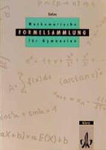 Mathematische Formelsammlung Cover des Buches Mathematische Formelsammlung (ISBN: 9783127180107)