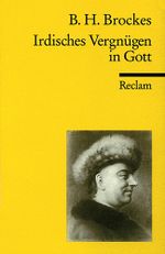 Irdisches Vergnügen in Gott Cover des Buches Irdisches Vergnügen in Gott (ISBN: 9783150020159)