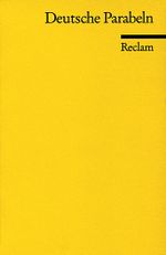 Deutsche Parabeln Cover des Buches Deutsche Parabeln (ISBN: 9783150077610)