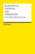 Solidarität oder Objektivität? Cover des Buches Solidarität oder Objektivität? (ISBN: 9783150085134)