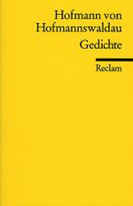 Gedichte Cover des Buches Gedichte (ISBN: 9783150088890)