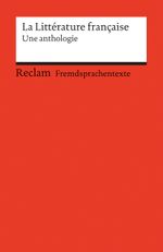 La Littérature française Cover des Buches La Littérature française (ISBN: 9783150090862)