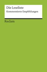 Die Leseliste Cover des Buches Die Leseliste (ISBN: 9783150176924)