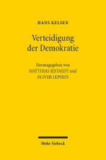 Verteidigung der Demokratie Cover des Buches Verteidigung der Demokratie (ISBN: 9783161488467)