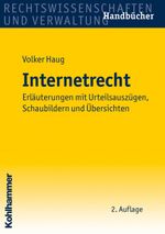 Internetrecht Cover des Buches Internetrecht (ISBN: 9783170212596)