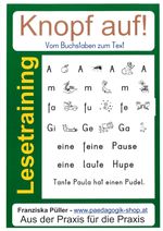 Lesetraining nach Franzi Püller Cover des Buches Lesetraining nach Franzi Püller (ISBN: 9783200098060)