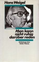 Man kann nicht ruhig darüber reden Cover des Buches Man kann nicht ruhig darüber reden (ISBN: 9783222116988)