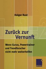 Zuruck Zur Vernunft Cover des Buches Zuruck Zur Vernunft (ISBN: 9783322844859)