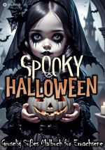 Halloween Malbuch für Erwachsene - Spooky Halloween Gruselig Süß Ausmalbuch Cover des Buches Halloween Malbuch für Erwachsene - Spooky Halloween Gruselig Süß Ausmalbuch (ISBN: 9783384365750)