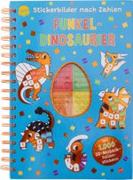 Stickerbilder nach Zahlen. Funkel-Dinosaurier (Mit 1.000 3D-Mosaik-Folienstickern) Cover des Buches Stickerbilder nach Zahlen. Funkel-Dinosaurier (Mit 1.000 3D-Mosaik-Folienstickern) (ISBN: 9783401721965)