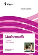 Prozente - Zuordnungen Cover des Buches Prozente - Zuordnungen (ISBN: 9783403092292)