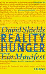Reality Hunger Cover des Buches Reality Hunger (ISBN: 9783406613616)