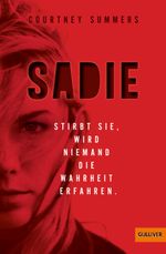 Sadie Cover des Buches Sadie (ISBN: 9783407785091)