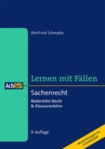 Sachenrecht Cover des Buches Sachenrecht (ISBN: 9783415053397)