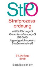 Strafprozessordnung Cover des Buches Strafprozessordnung (ISBN: 9783423050111)