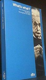 What's what? Naturwissenschaftliche Plaudereien Cover des Buches What's what? Naturwissenschaftliche Plaudereien (ISBN: 9783423305112)