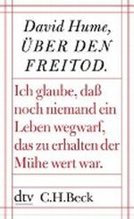 Über den Freitod und andere Essays Cover des Buches Über den Freitod und andere Essays (ISBN: 9783423345675)