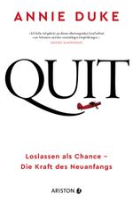 Quit Cover des Buches Quit (ISBN: 9783424202793)