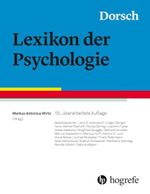 Dorsch - Lexikon der Psychologie Cover des Buches Dorsch - Lexikon der Psychologie (ISBN: 9783456859149)