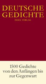 Deutsche Gedichte in einem Band Cover des Buches Deutsche Gedichte in einem Band (ISBN: 9783458174400)