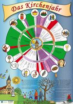 Das (christliche) Kirchenjahr - Plakat Cover des Buches Das (christliche) Kirchenjahr - Plakat (ISBN: 9783460280472)