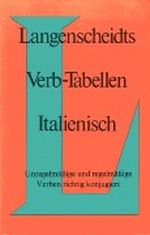 Langenscheidts Verb- Tabellen Italienisch Cover des Buches Langenscheidts Verb- Tabellen Italienisch (ISBN: 9783468341816)