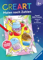 CreArt Malen nach Zahlen ab 5 - Zauberpapier: Kawaii Süße Freunde Cover des Buches CreArt Malen nach Zahlen ab 5 - Zauberpapier: Kawaii Süße Freunde (ISBN: 9783473488766)