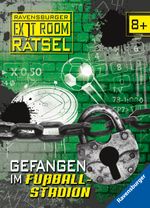 Ravensburger Exit Room Rätsel: Gefangen im Fußballstadion Cover des Buches Ravensburger Exit Room Rätsel: Gefangen im Fußballstadion (ISBN: 9783473489824)