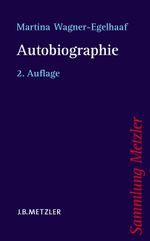 Autobiographie Cover des Buches Autobiographie (ISBN: 9783476123237)