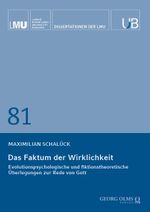 Das Faktum der Wirklichkeit Cover des Buches Das Faktum der Wirklichkeit (ISBN: 9783487171081)