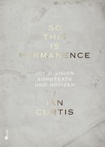 So This Is Permanence Cover des Buches So This Is Permanence (ISBN: 9783498008055)