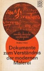 Dokumente zum Verständnis der modernen Malerei Cover des Buches Dokumente zum Verständnis der modernen Malerei (ISBN: 9783499550195)