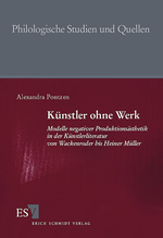 Künstler ohne Werk Cover des Buches Künstler ohne Werk (ISBN: 9783503049738)