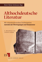 Althochdeutsche Literatur Cover des Buches Althochdeutsche Literatur (ISBN: 9783503079032)