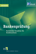 Bankenprüfung Cover des Buches Bankenprüfung (ISBN: 9783503112982)