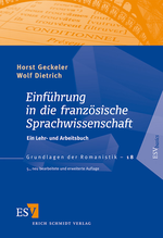 Einführung in die französische Sprachwissenschaft Cover des Buches Einführung in die französische Sprachwissenschaft (ISBN: 9783503137206)