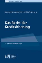 Das Recht der Kreditsicherung Cover des Buches Das Recht der Kreditsicherung (ISBN: 9783503212002)