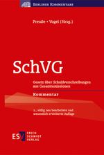SchVG Cover des Buches SchVG (ISBN: 9783503236305)