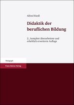 Didaktik Der Beruflichen Bildung Cover des Buches Didaktik Der Beruflichen Bildung (ISBN: 9783515100021)
