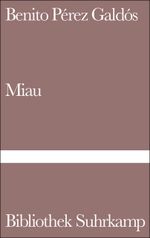 Miau Cover des Buches Miau (ISBN: 9783518018149)