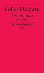 Unterhandlungen Cover des Buches Unterhandlungen (ISBN: 9783518117781)