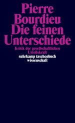 Die feinen Unterschiede Cover des Buches Die feinen Unterschiede (ISBN: 9783518282588)