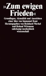 Zum ewigen Frieden Cover des Buches Zum ewigen Frieden (ISBN: 9783518288276)
